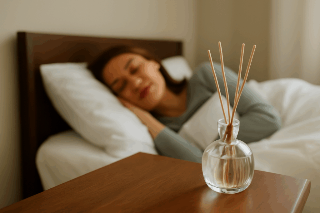 Is it safe to sleep in a room with reed diffuser?