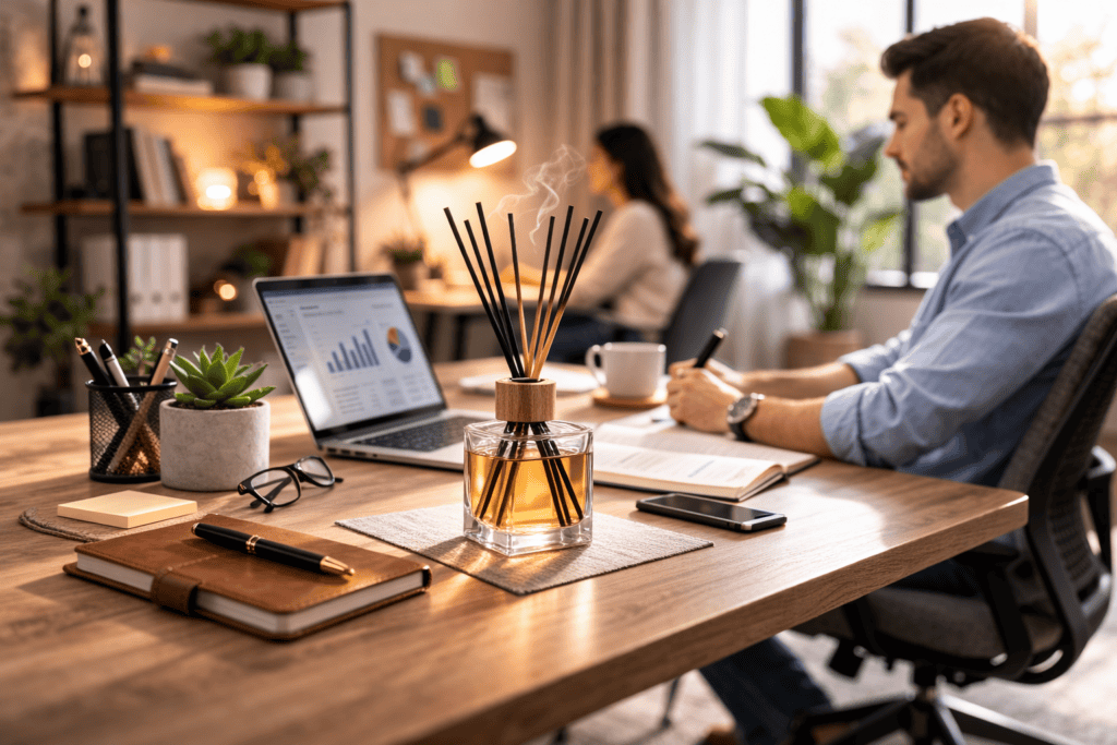 Boost Productivity in the Home Office with Reed Diffuser